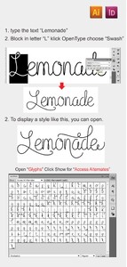Lemonade font